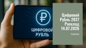 Цифровой Рубль 2027 Расклад 14.07.2026