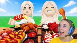 НЕ ЕШЬ ОГНЕННУЮ ЛАПШУ В МУКБАНГ в ROBLOX! С АЛЁНОЙ