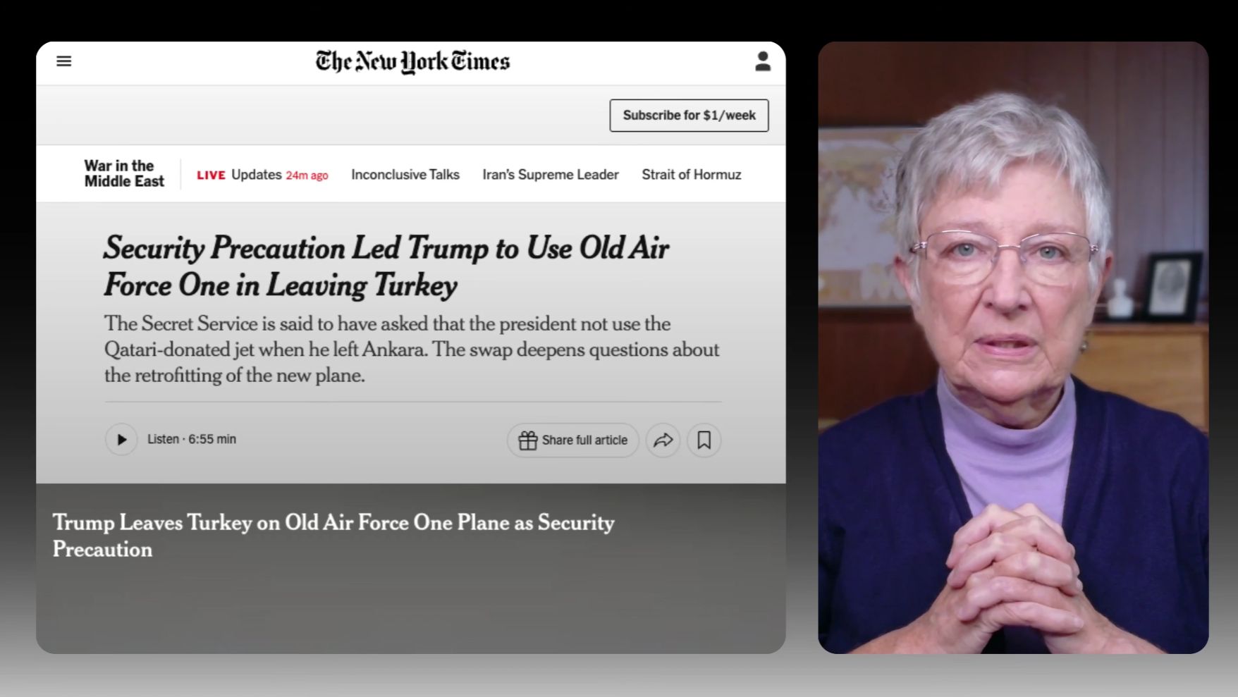 «Нью-Йорк Таймс» раскрыла данные о защите самолёта Трампа — после того, как ФБР предупредило их.