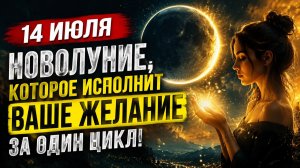 Срочно сделайте 14 июля. Новолуние исполнит ваше желание.