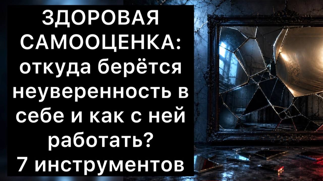 ЗДОРОВАЯ САМООЦЕНКА: откуда берётся неуверенность в себе и как с ней работать? 7 инструментов смотреть онлайн
