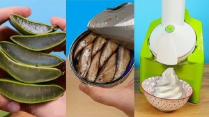 Делаю мороженное из фруктов, шпрот и алоэ! Ice Cream Maker с Алиэкспресс