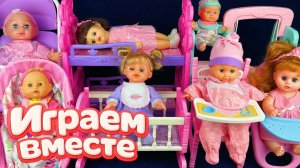 ИГРАЕМ ВМЕСТЕ В КУКЛЫ ИЗ МУЛЬТИКА БАРБИ ДЛЯ ДЕВОЧЕК №8 ! АСМР КУКОЛЬНЫЙ ДОМИК ДЛЯ ДЕТЕЙ №5!