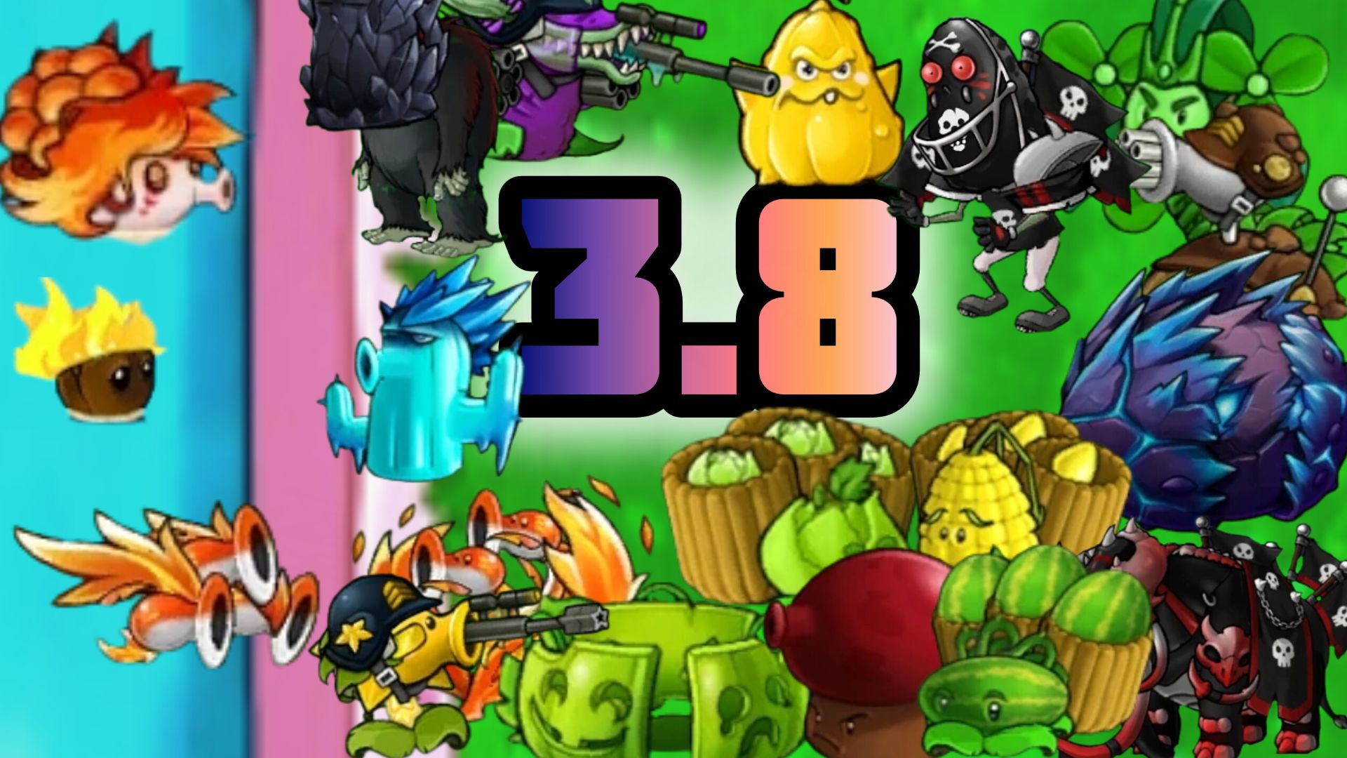 Вышло Обновление 3.8 во фьюжн пвз fusion pvz новые гибриды,зомби и и императорские растения смотреть онлайн