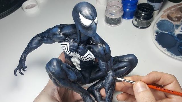СТАТУЯ ЧЕЛОВЕК ПАУК СИМБИОТ MARVEL SPIDER MAN смотреть онлайн