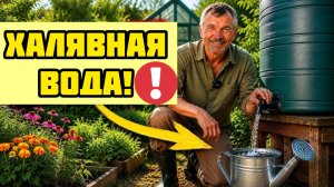Срочно сохрани это видео! Бесплатная вода для дачи - пока не запретили! Сэкономишь десятки тысяч!