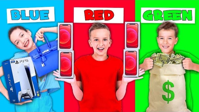 Я ПОКУПАЛ ТОЛЬКО ОДИН ЦВЕТ СВОЕМУ ДРУГУ 24 ЧАСА! 🔴🔵🟢 (БЕЗУМНЫЙ ТРЭШ НА КАССЕ) [01.244, 01.245] смотреть онлайн