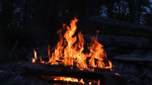🔥 ЗВУК КОСТРА ДЛЯ СНА И ШУМ ВОЛН ✨ ЗВУКИ ПРИРОДЫ И КОСТЕР НА БЕРЕГУ ✨ ОГОНЬ ДЛЯ МЕДИТАЦИИ