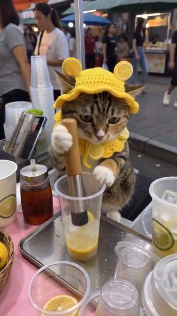 Когда жарко: Лимонад по котейски 🐱