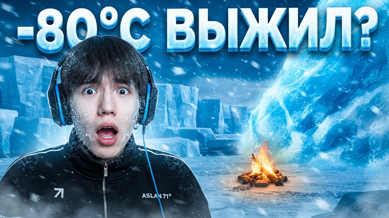 Выжить 7 Дней в Арктике Roblox — Умер от -80°C на Пятый День | Аслан Шукаша смотреть онлайн