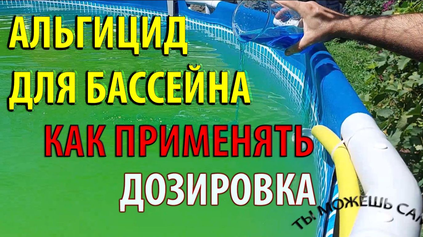 Как применять АЛЬГИЦИД для бассейна. Подробная инструкция от А до Я