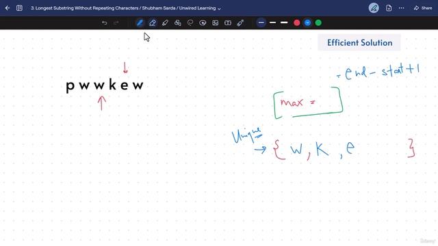 4 -Longest Substring Without Repeating Characters  3