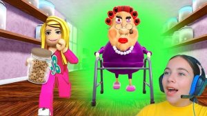 Побег от злой бабушки в ROBLOX!