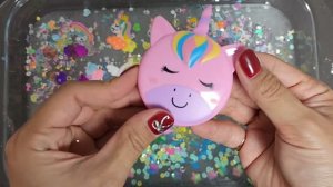 АСМР Слайм Новая Радуга из Косметики! 💄 Крошим помады и конфеты в Slime  Видео для детей