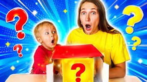 Челлендж - что в коробке!? Мама против Никиты