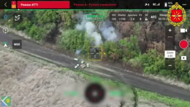 Боевая работа операторов БПЛА смотреть онлайн