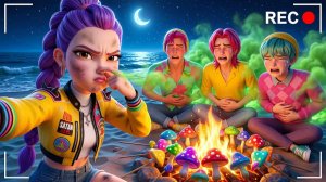 🏝️ Оказались на необитаемом острове! Смогут ли охотники на демонов из K-Pop выжить вместе?