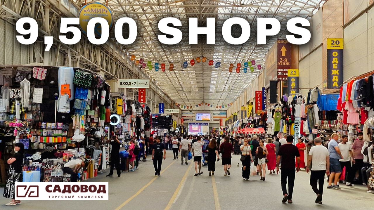 I Went to RUSSIA'S LARGEST MARKET: Sadovod смотреть онлайн