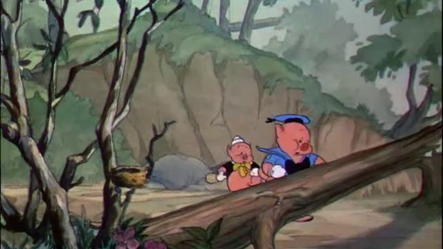 Три поросенка - Три волчонка (Silly Symphony - Three Little Wolves) смотреть онлайн
