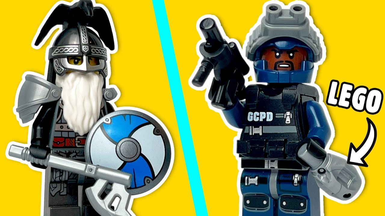 Как сделать КРУТУЮ минифигурку LEGO [PAPA LEGO] смотреть онлайн
