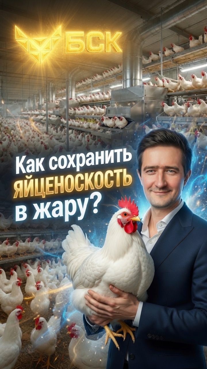 Жара. Куры несутся хуже. Скорлупа трескается