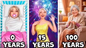 ЖИВУ 100 ЛЕТ ЗА 24 Часа ЧЕЛЛЕНДЖ ! Маша от РОЖДЕНИЯ до СМЕРТИ