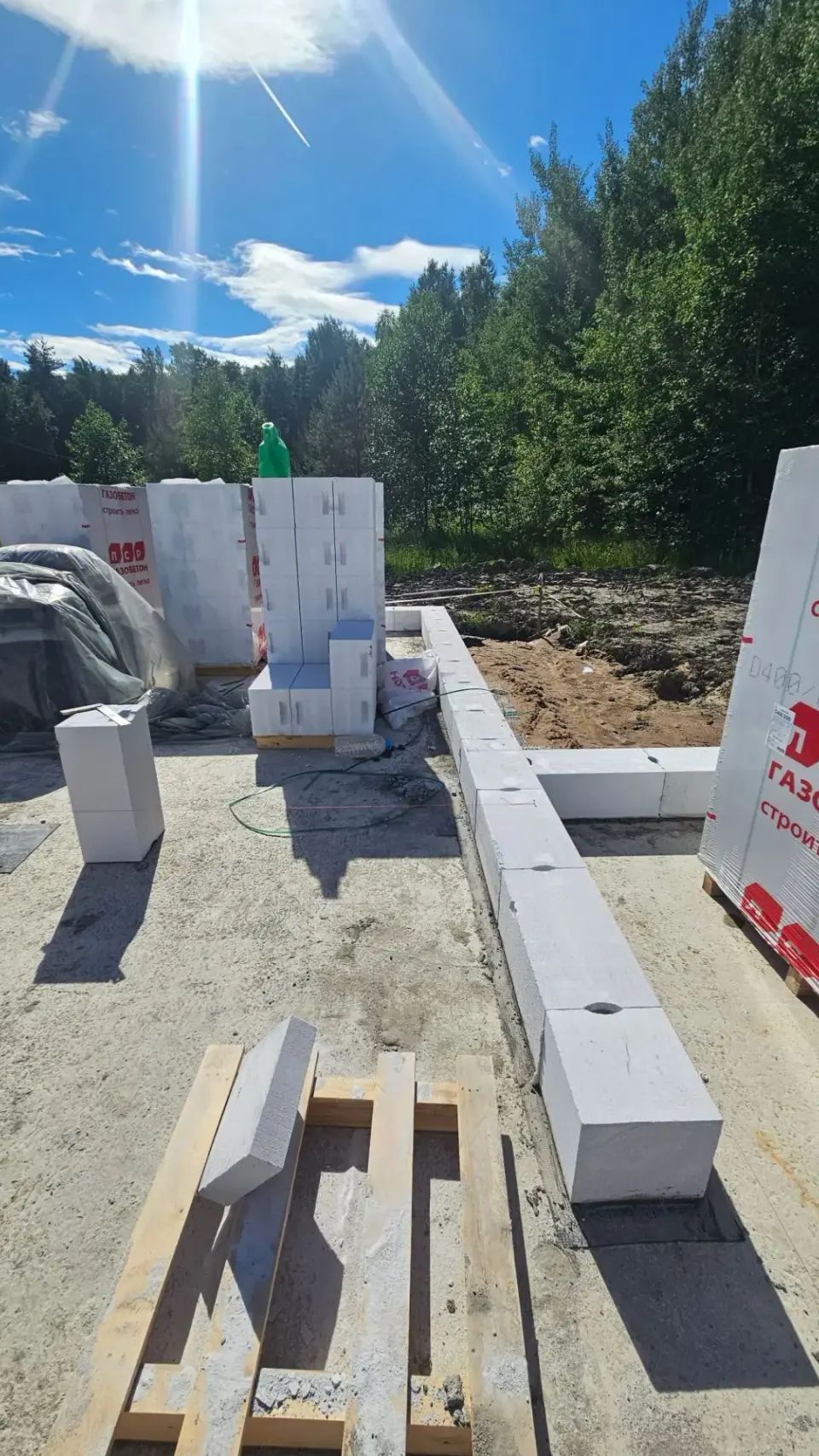 шлифовка газобетона