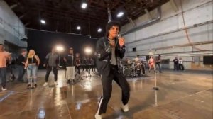 Jaafar Jackson rehearsing ‘Bad’ for Michael movie