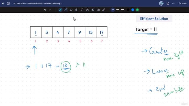 2 -Two Sum II - Input Array Is Sorted 167 смотреть онлайн
