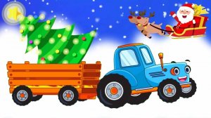 СИНИЙ ТРАКТОР 🚜🚜🚜 НОВЫЕ СЕРИИ 🚜🚜🚜 ЁЛОЧКА 🌲🌲🌲