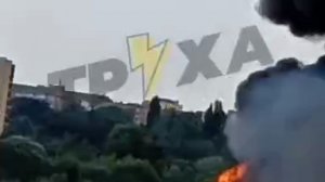 Украинские СМИ сообщают о крупном пожаре, вспыхнувшем в Житомире.