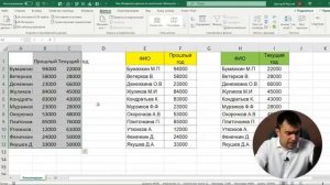 Объединение нескольких таблиц в Excel