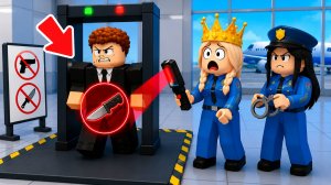 АЭРОПОРТ В ОПАСНОСТИ 😥 Пассажир укусил меня 😱 игра роблокс Обеспечьте безопасность аэропорта
