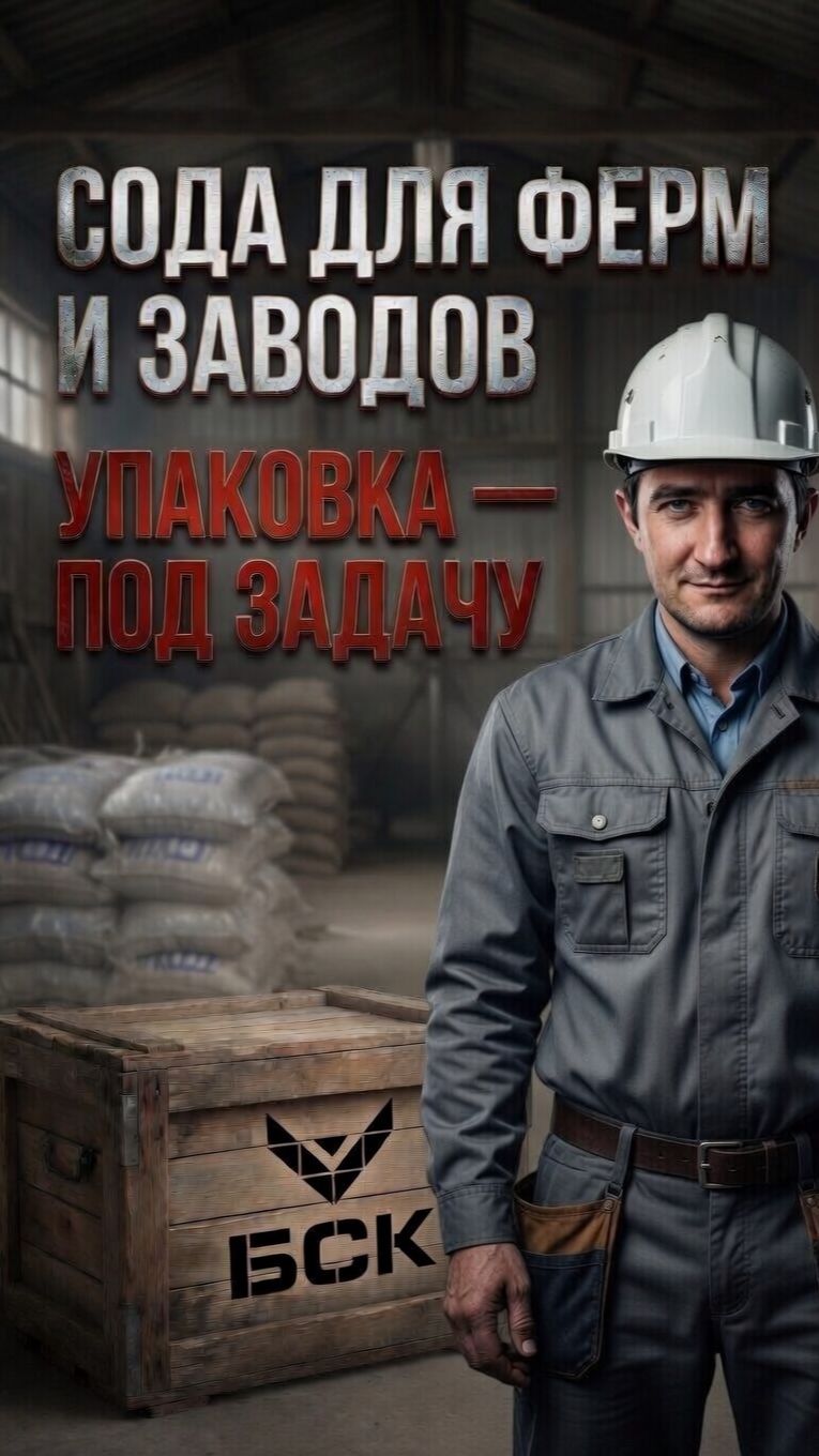 Сода для комбикормовых заводов и ферм