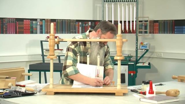 Ручное шитьё с швейной кассетой Heftlade — Schmedt