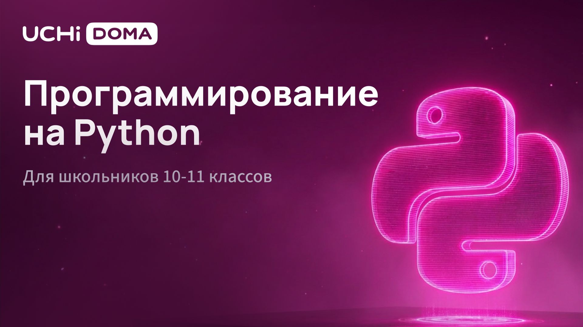 Программирование на Python (Школьники 10-11 классов) смотреть онлайн