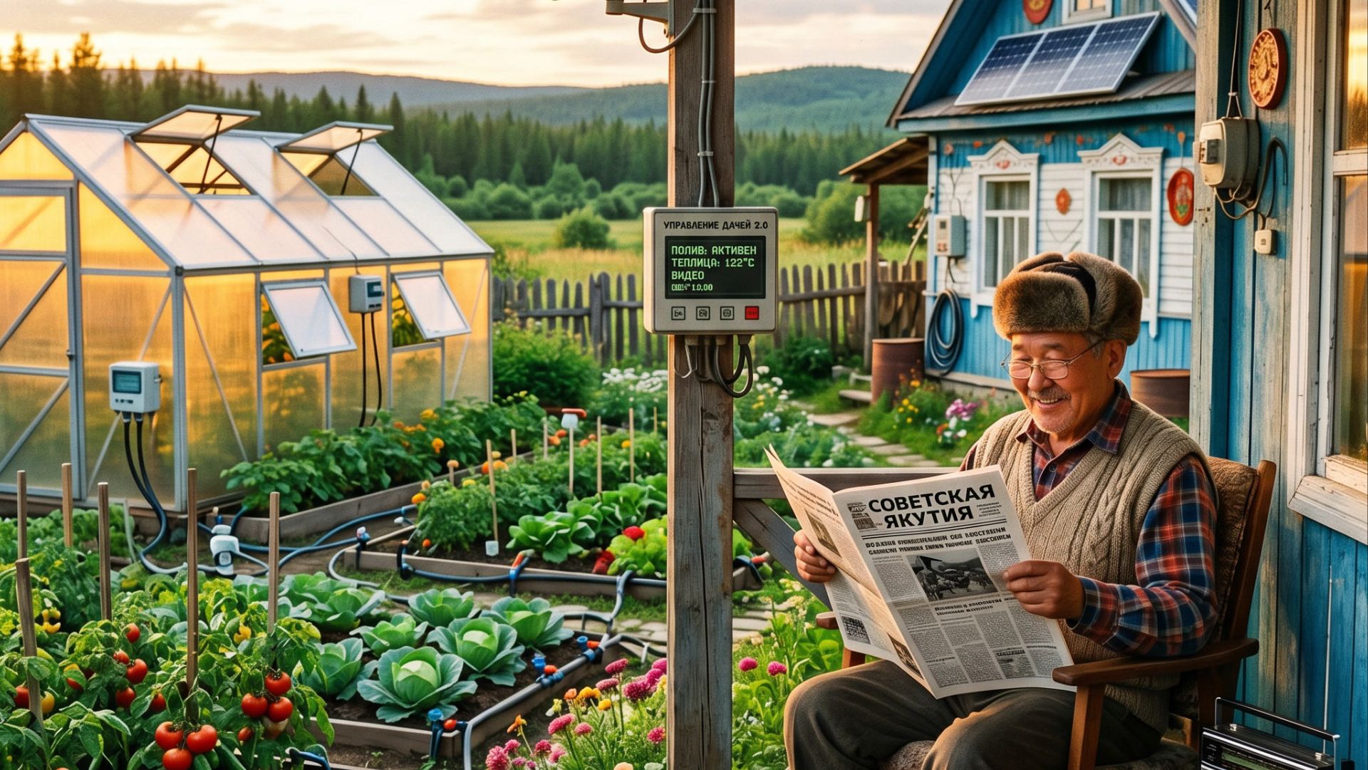 "Умная дача" или "Советская дача 2.0": хроники якутского Кулибина - Владимира Постникова смотреть онлайн