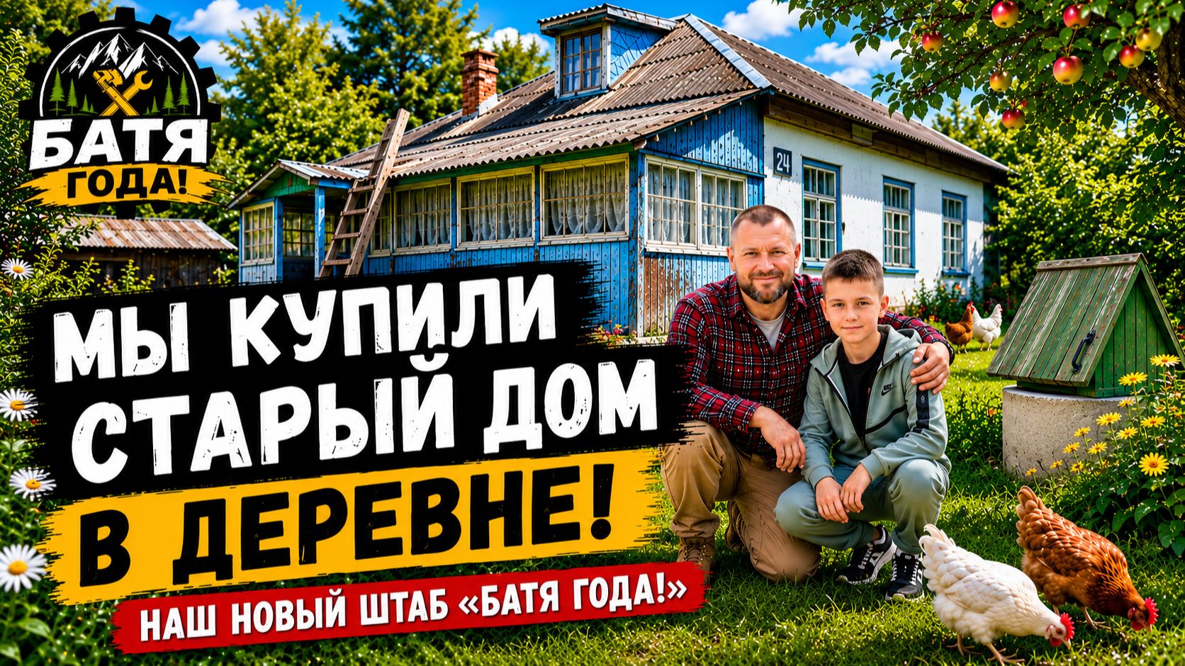 Загородная жизнь Сани и Бати