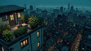 Дождливый Лофи Lo fi City🌃 Lofi Beats для сна, расслабления Lofi music Lofi Live Лофи Хип Хоп