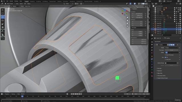 BLENDER Creating the Dune Ornithopter 84_Modeling section_Starting with the wings part 5 смотреть онлайн