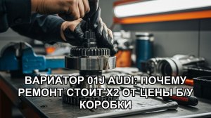 Вариатор 01J Audi с пробегом 300 000 км: разобрали агрегат и посчитали, почему ремонт стоит дороже