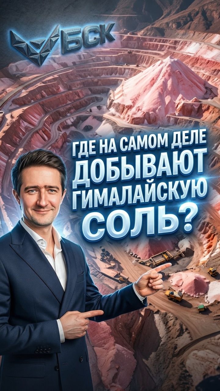 Гималайскую соль добывают не в Гималаях. Миф