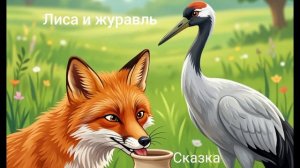 Аудиокнига «Лиса и журавль». Сказка. Читает Олег Федин