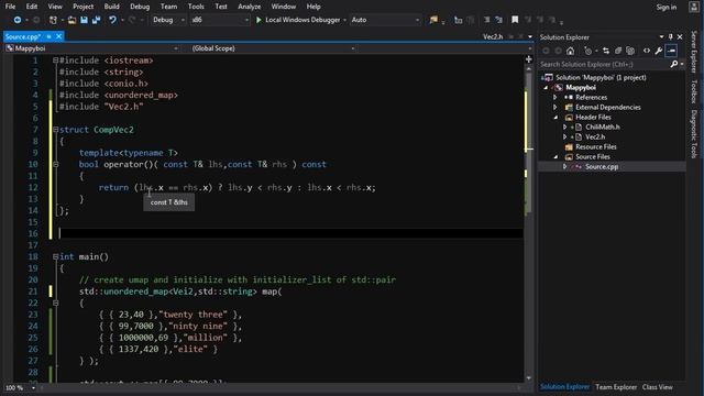 #44 C++ программирование игр. Средний уровень - hash table unordered_map. Урок 24.2 смотреть онлайн