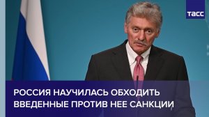 Песков: Россия научилась обходить введенные против нее санкции
