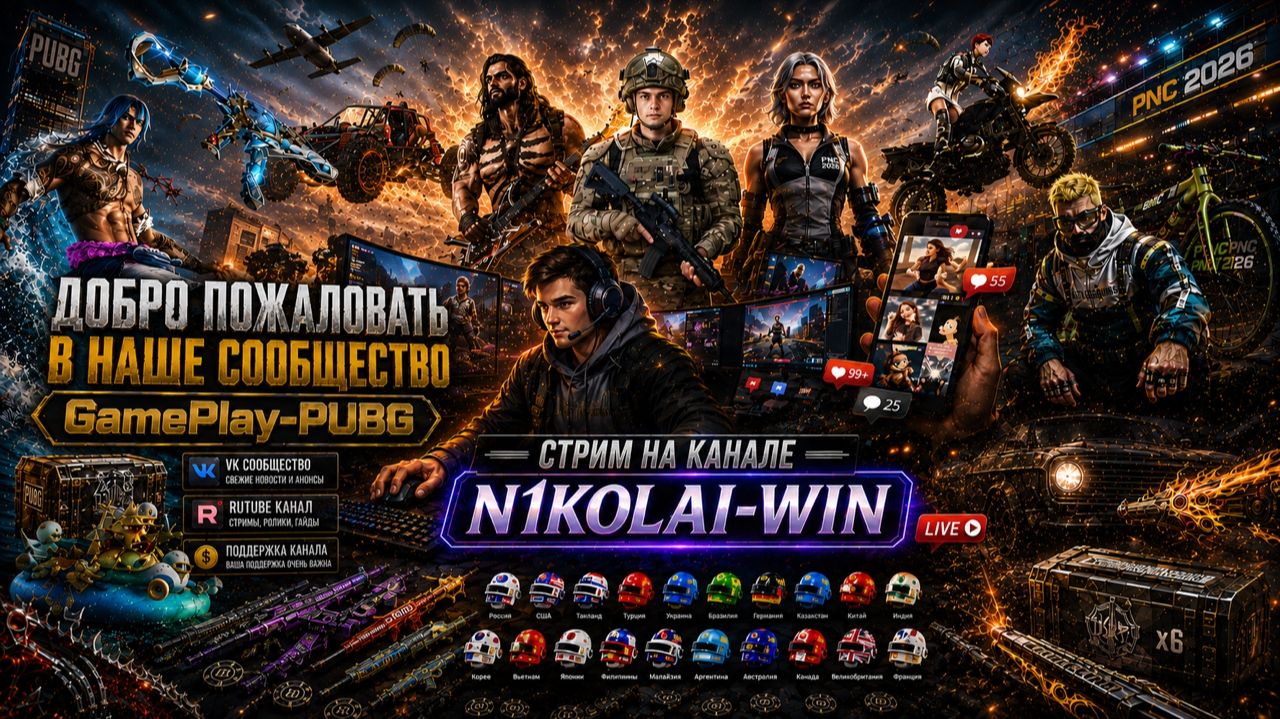 Стрим🔫 PUBG💬: бьёмся🎯 за🚗 топ‑1!🧠 #PUBG#СтримPUBG#БитваЗаТоп1# смотреть онлайн