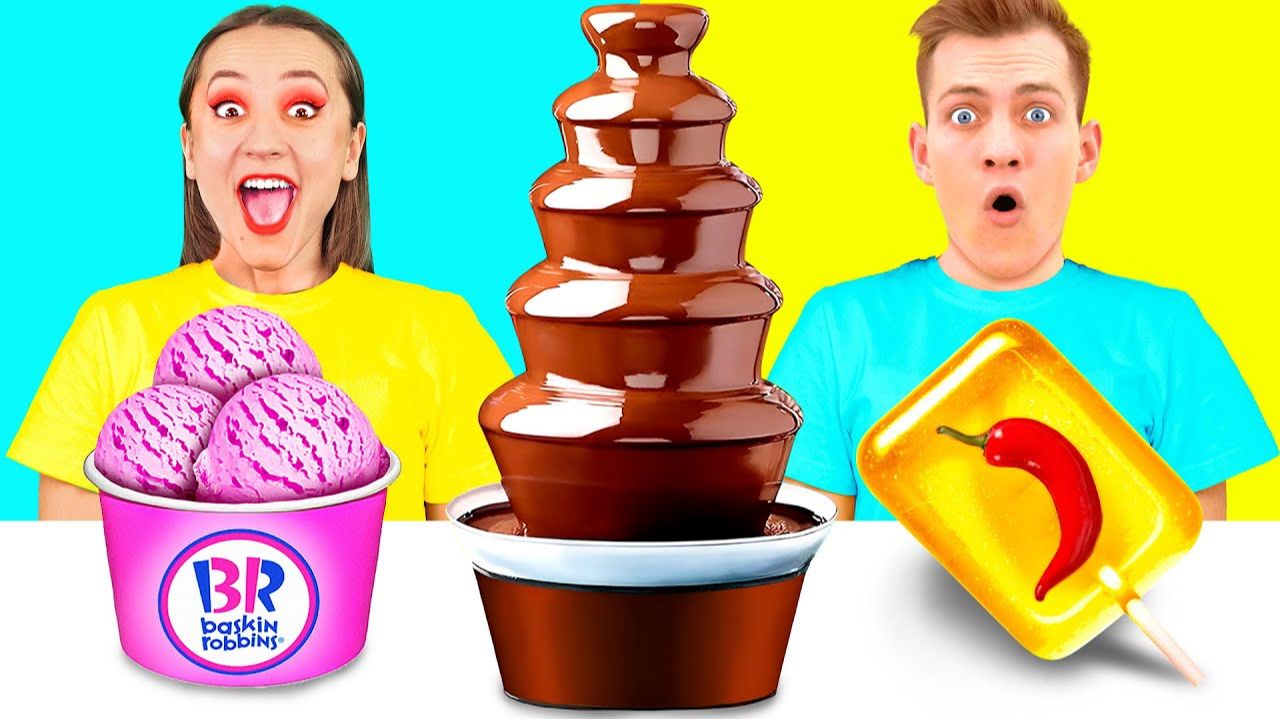 Шоколадный Фонтан Челлендж # Вкусные Рецепты c DuKoDu Challenge смотреть онлайн