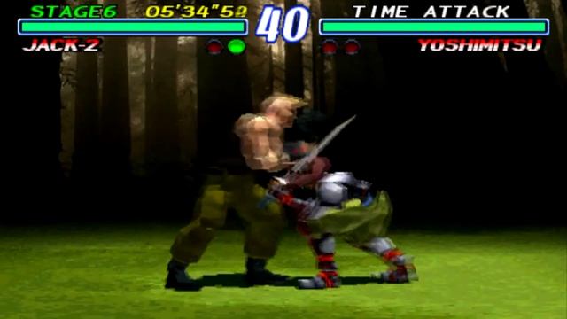 Tekken 2 (PS1, 1997) - Time Attack (Jack-2) [1080p HD] смотреть онлайн