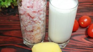 Стакан ФАРШа, стакан КЕФИРа и картошка - это очень просто и вкусно! #685