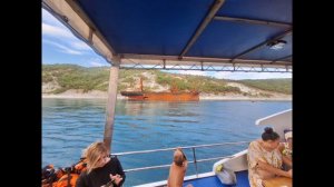 Кабардинка на море пляж супер вид прогулка на катере